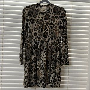 Leopard print dress